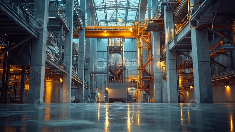 高清大图下载【趣麦麦图】工业厂房内部
