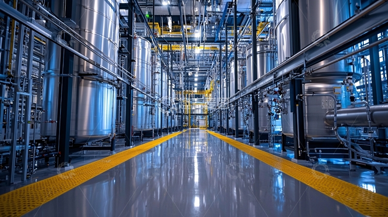 高清大图下载【趣麦麦图】工业厂房内部视角