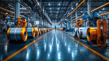 现代化智能化工厂车间