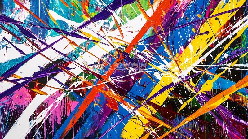 高清大图下载【趣麦麦图】抽象油画