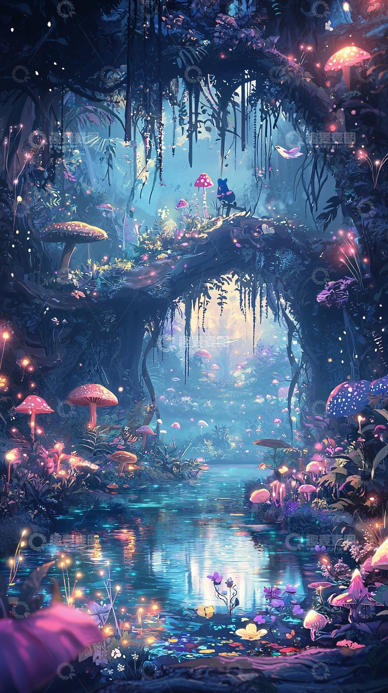 高清大图下载【趣麦麦图】梦幻森林