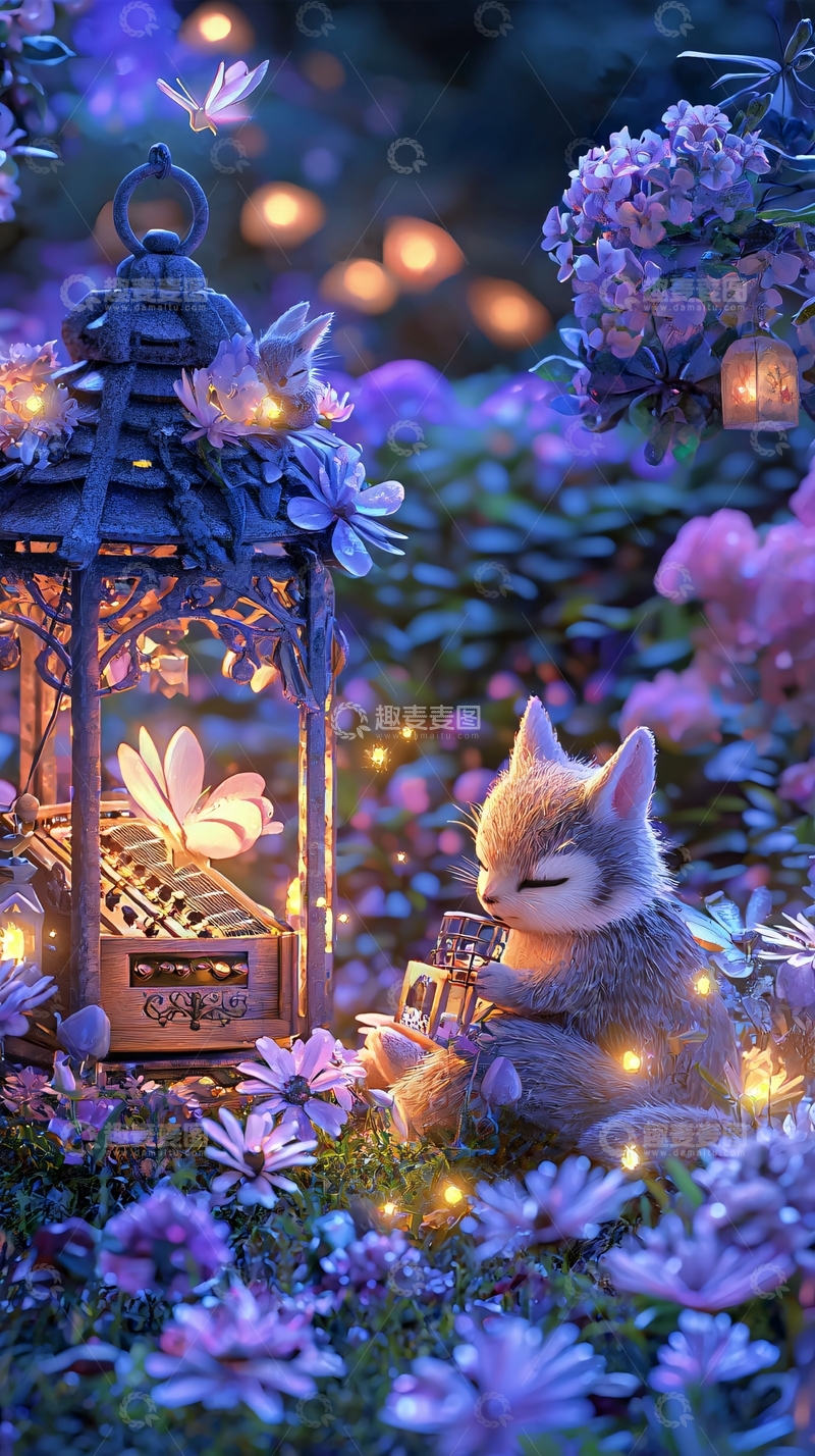 高清大图下载【趣麦麦图】梦幻花园