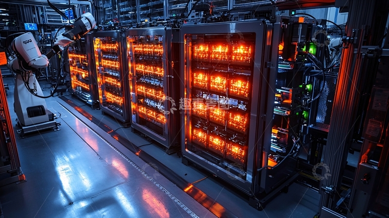 高清大图下载【趣麦麦图】工业设备内部燃烧细节