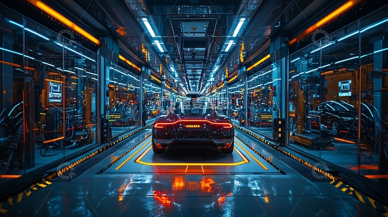 高清大图下载【趣麦麦图】超跑地下车库