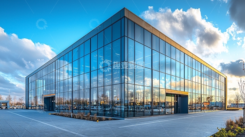 高清大图下载【趣麦麦图】现代玻璃幕墙建筑