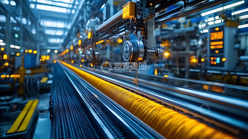 高清大图下载【趣麦麦图】自动化生产线
