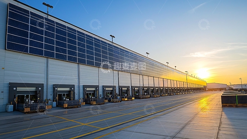 高清大图下载【趣麦麦图】大型物流仓库