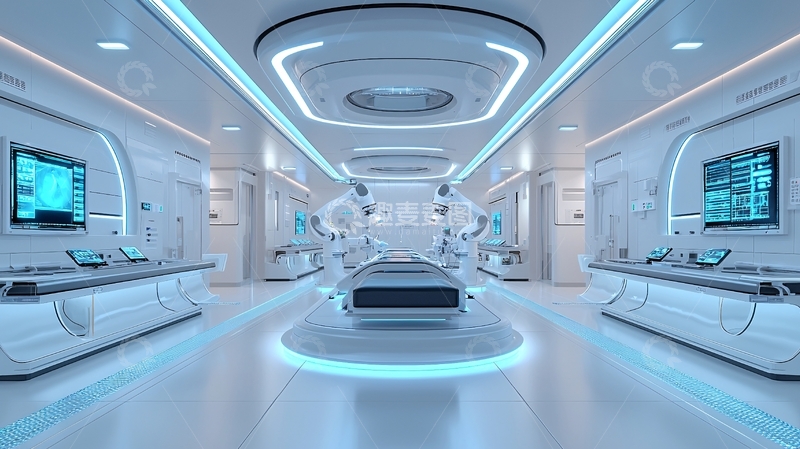 高清大图下载【趣麦麦图】未来感实验室