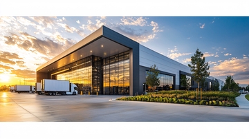 现代化物流仓库