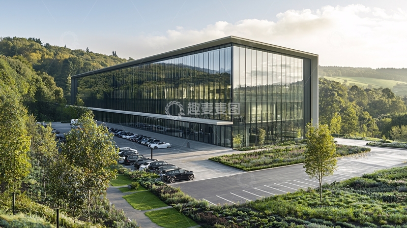 高清大图下载【趣麦麦图】现代商务办公楼外观