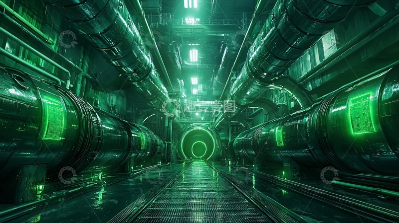 高清大图下载【趣麦麦图】科幻绿色通道