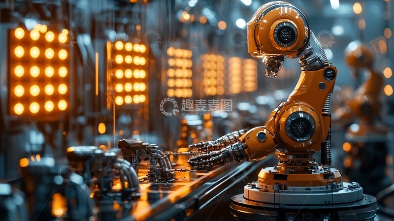高清大图下载【趣麦麦图】工业机器人