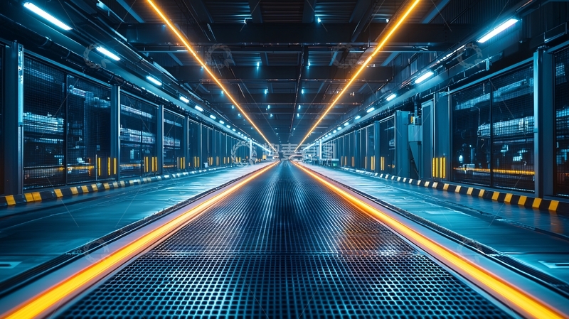 高清大图下载【趣麦麦图】未来科技感走廊