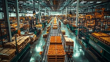 现代化大型食品加工厂