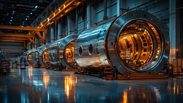 工业机械内部结构特写