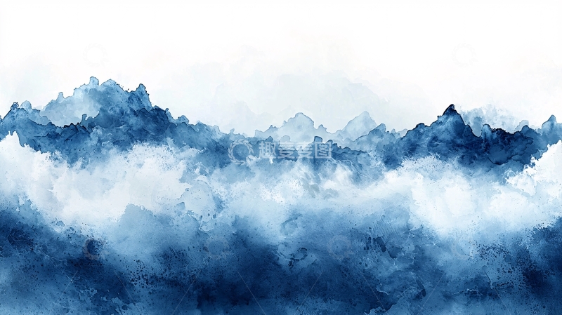 高清大图下载【趣麦麦图】水墨山水意境图