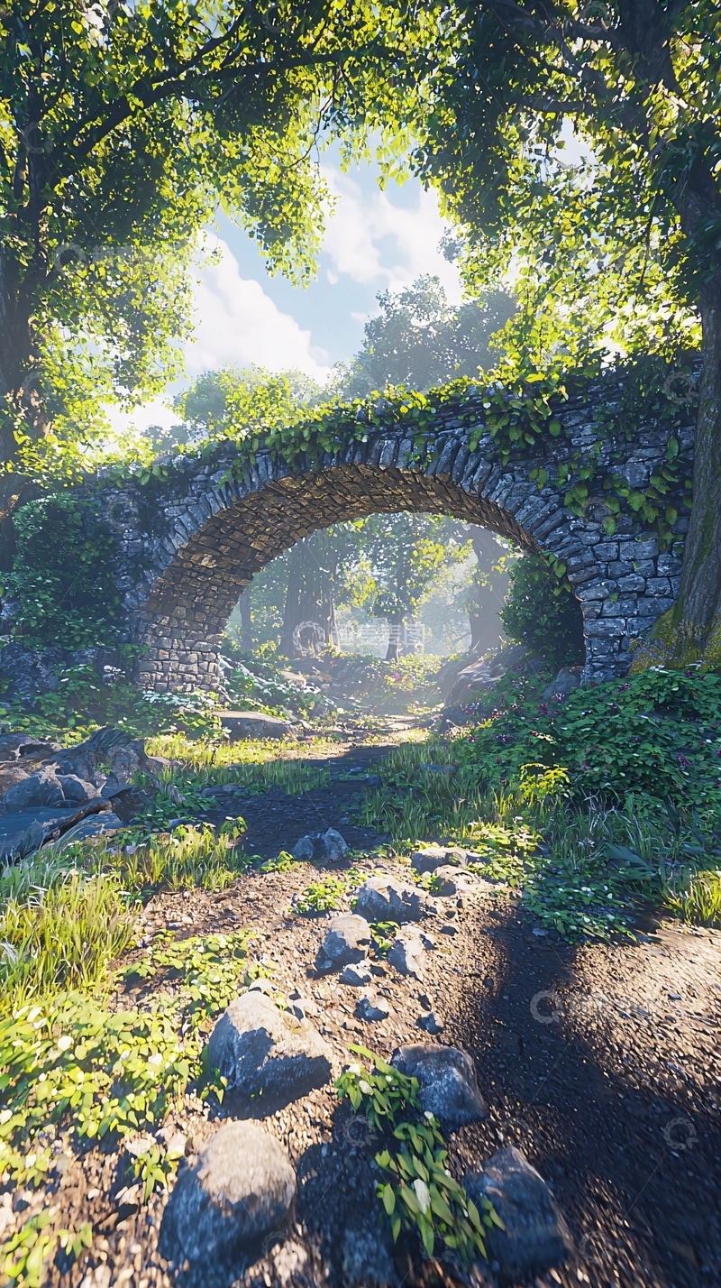 高清大图下载【趣麦麦图】古桥