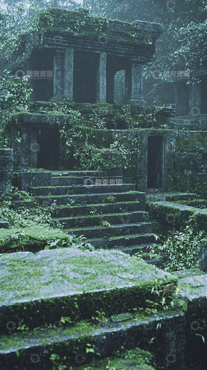高清大图下载【趣麦麦图】废墟