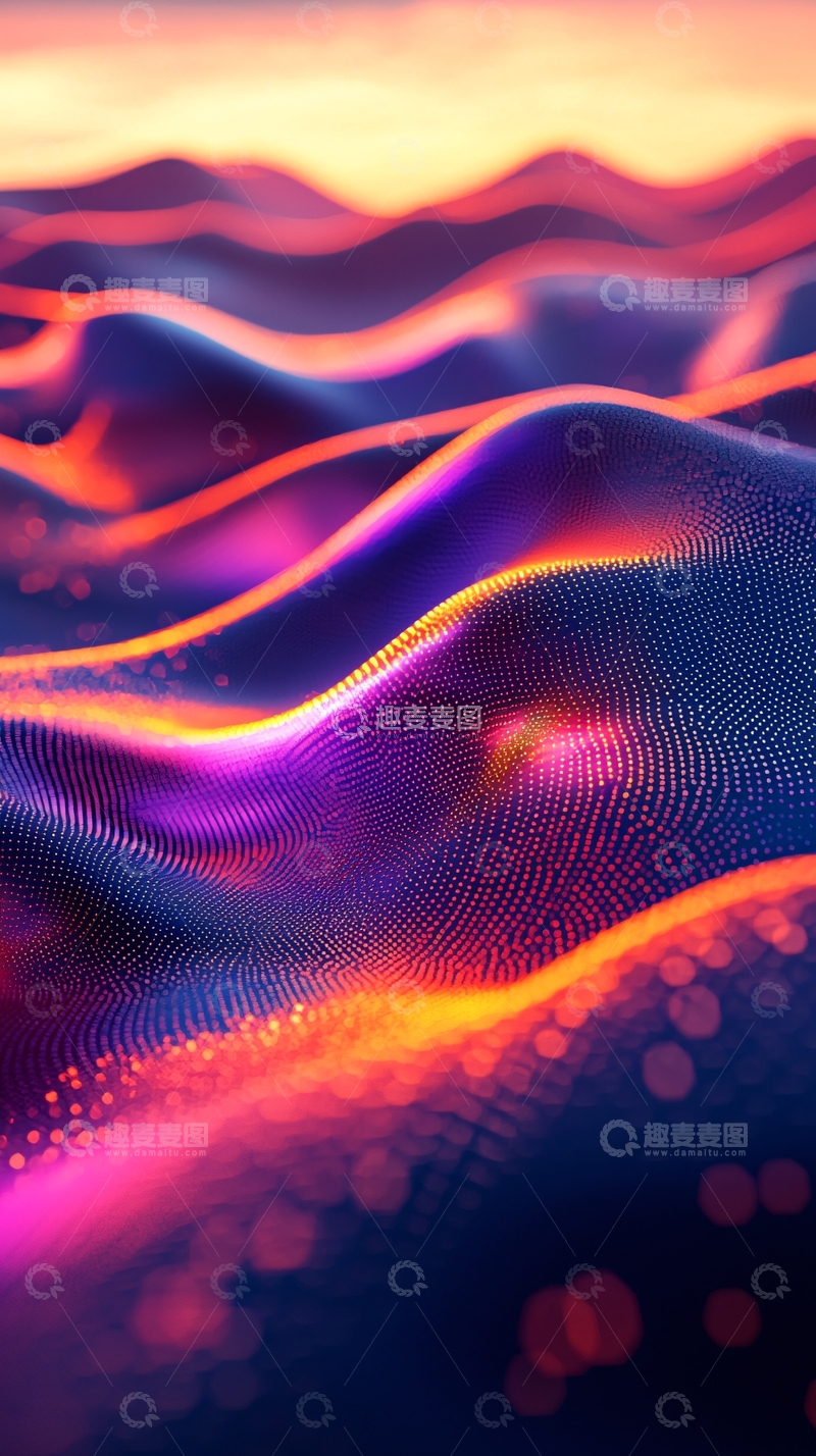 高清大图下载【趣麦麦图】抽象波浪图案