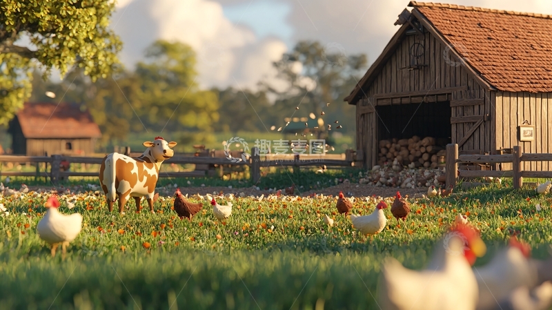 高清大图下载【趣麦麦图】田园风光125