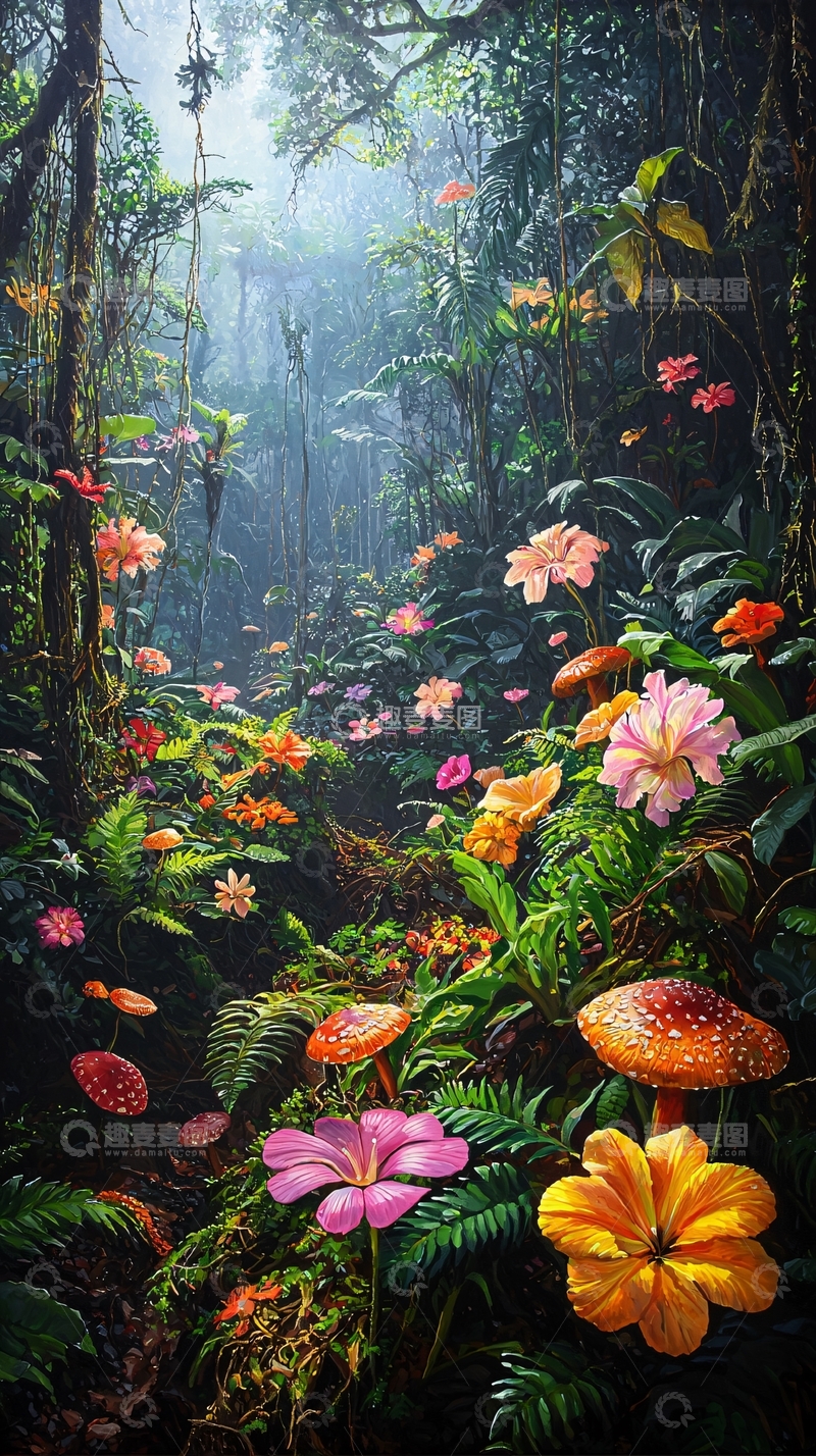 高清大图下载【趣麦麦图】梦幻森林