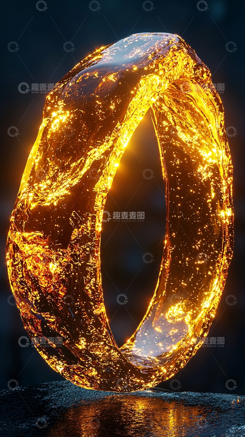 高清大图下载【趣麦麦图】黄金戒指