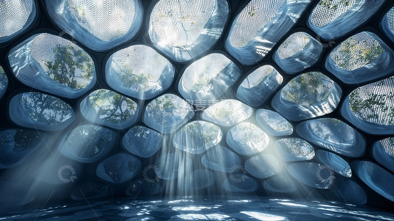 高清大图下载【趣麦麦图】水滴石穿的洞穴顶部