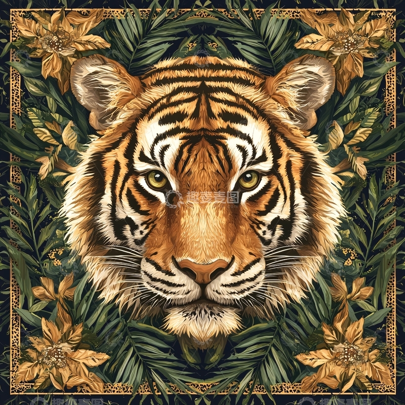 高清大图下载【趣麦麦图】老虎肖像