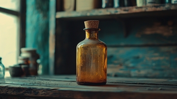 复古药瓶