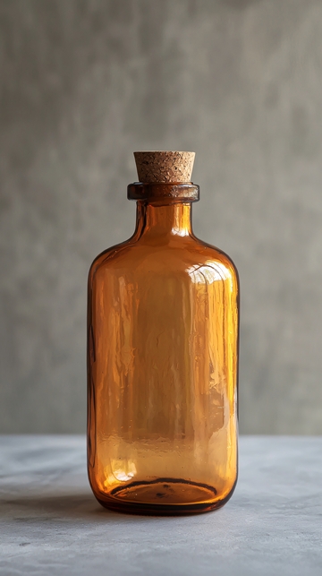 琥珀色玻璃瓶