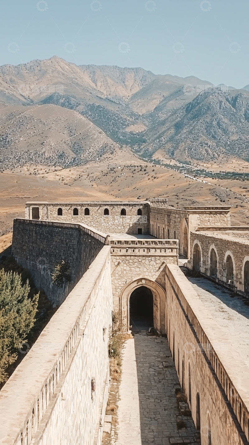 高清大图下载【趣麦麦图】山间古堡