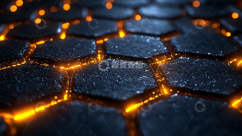 高清大图下载【趣麦麦图】六边形蜂窝纹理