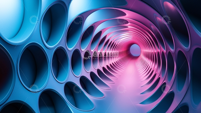 高清大图下载【趣麦麦图】抽象圆形结构