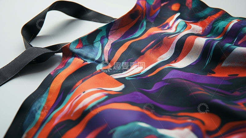 高清大图下载【趣麦麦图】抽象流动纹理购物袋