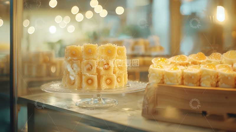 高清大图下载【趣麦麦图】烘焙店橱窗