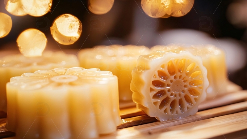 高清大图下载【趣麦麦图】中秋月饼特写