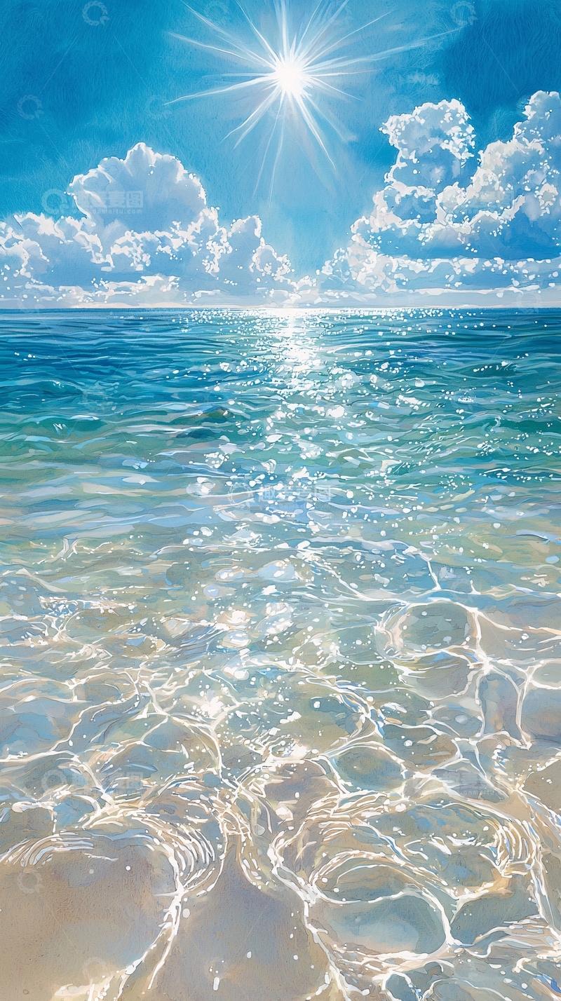 高清大图下载【趣麦麦图】阳光沙滩海景14