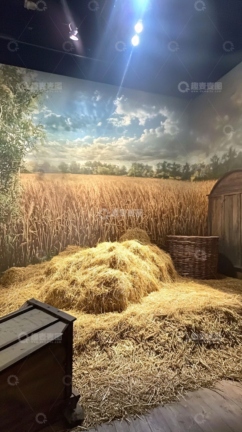 高清大图下载【趣麦麦图】麦田场景复原