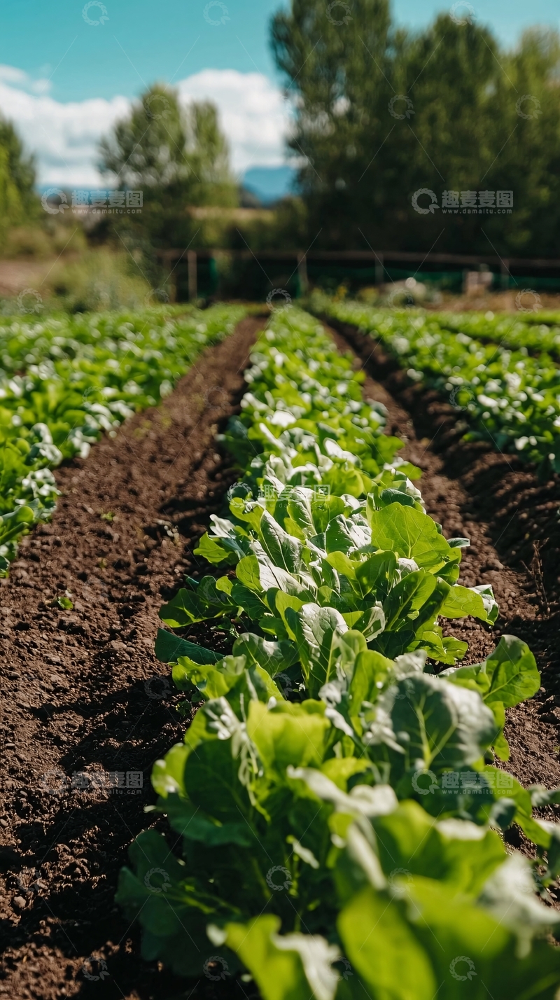 高清大图下载【趣麦麦图】田园蔬菜种植