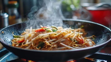 热气腾腾的炒面