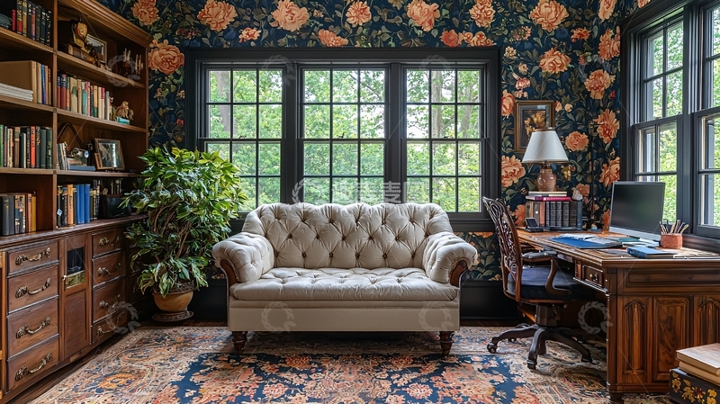 高清大图下载【趣麦麦图】书房装修