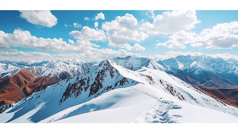 高清大图下载【趣麦麦图】雪山风景