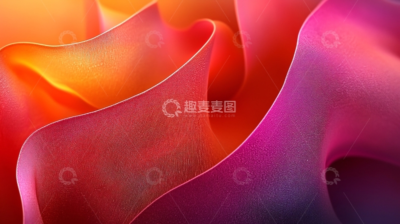 高清大图下载【趣麦麦图】抽象的彩色曲线纹理