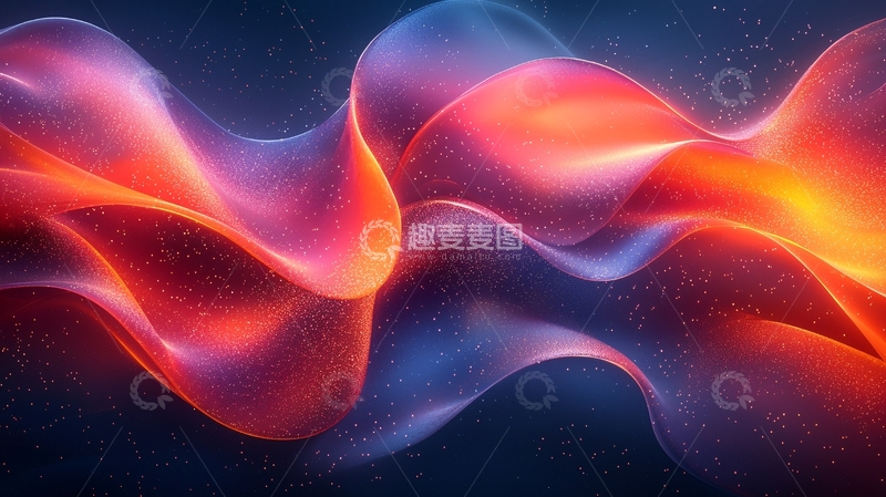 高清大图下载【趣麦麦图】流动的光线和色彩