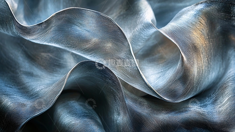高清大图下载【趣麦麦图】金属质感丝绸