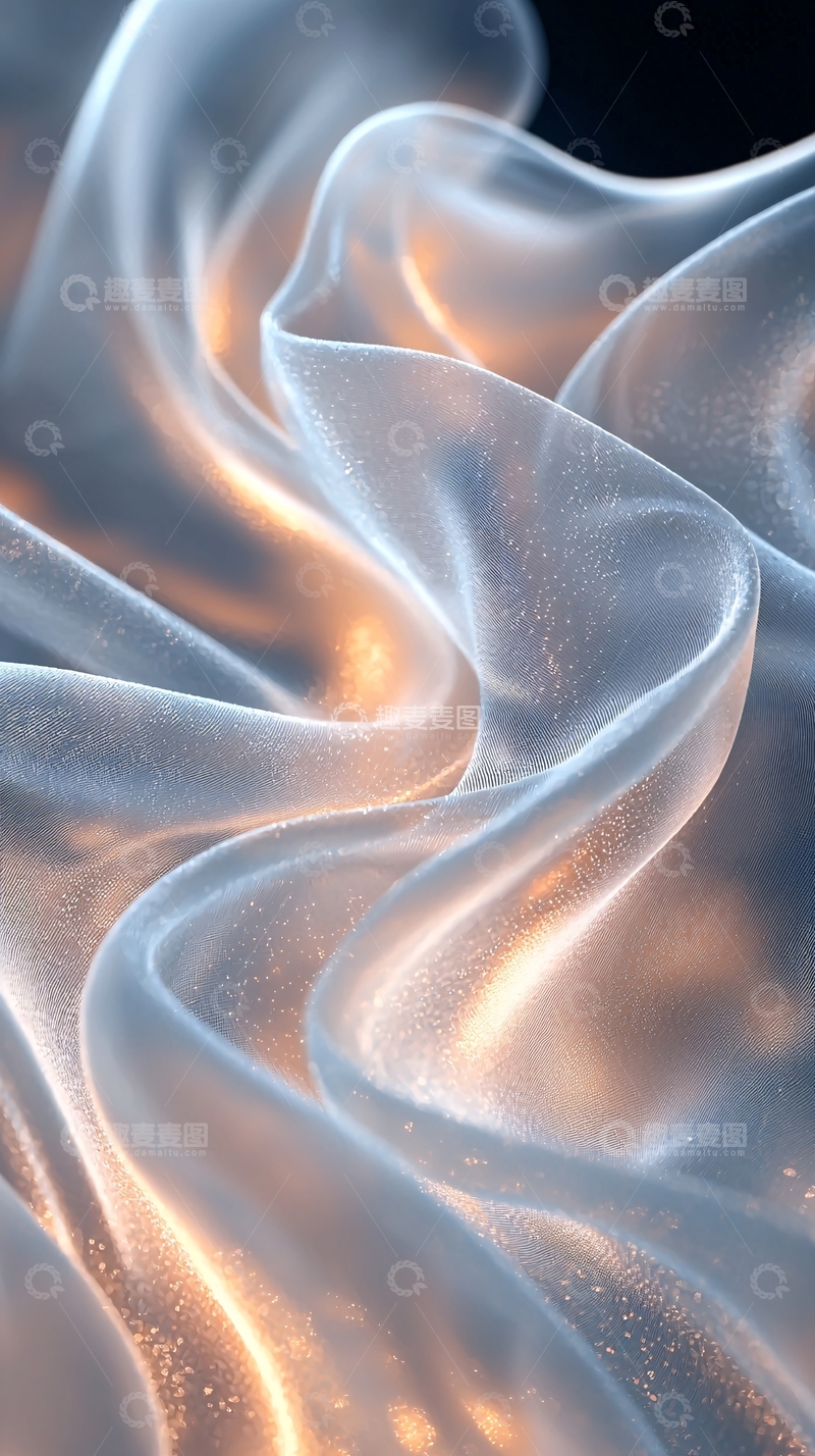 高清大图下载【趣麦麦图】轻盈丝绸