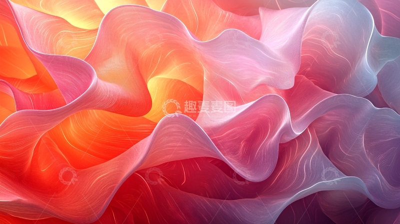 高清大图下载【趣麦麦图】抽象波浪纹理