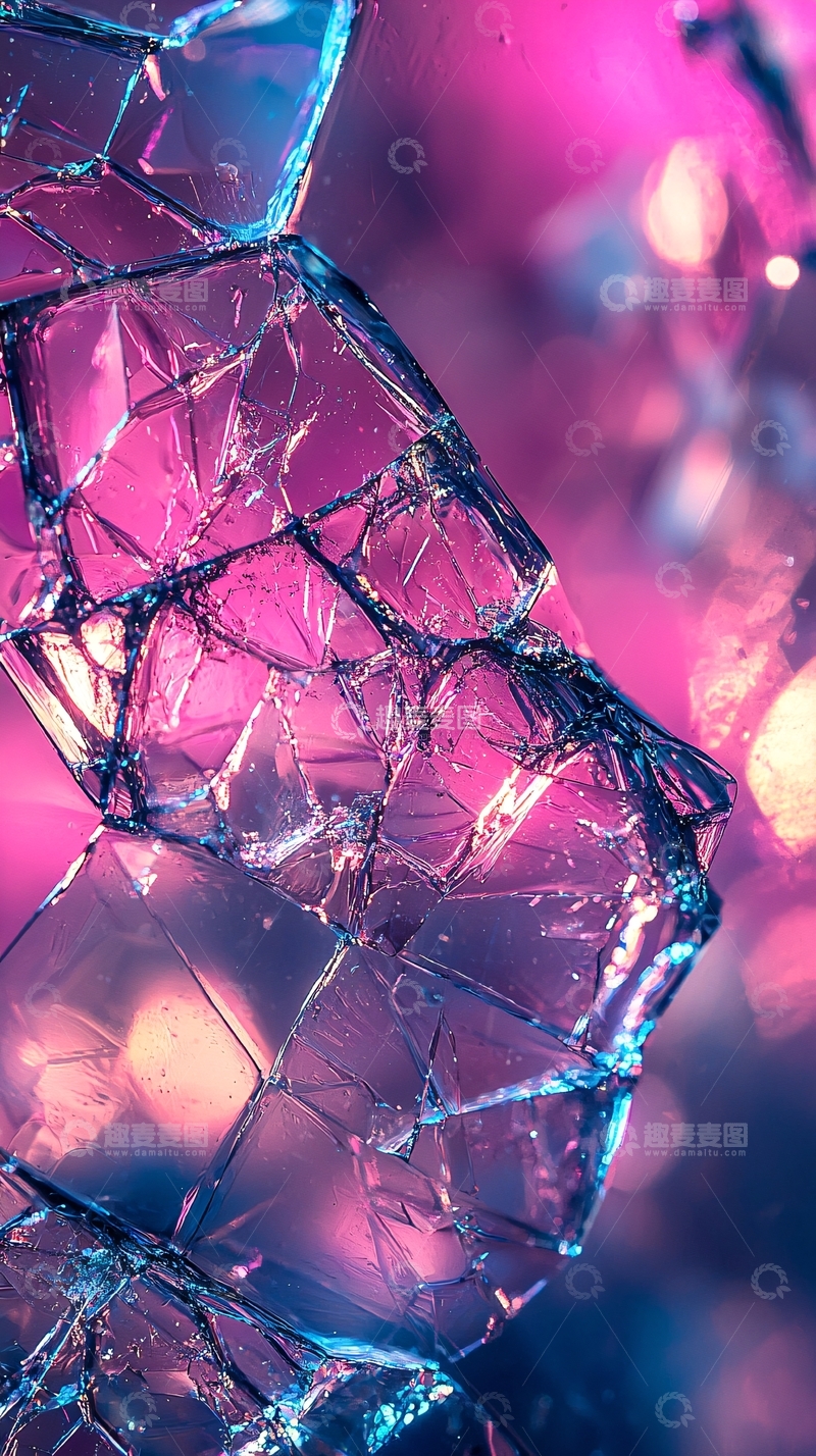高清大图下载【趣麦麦图】破碎的玻璃