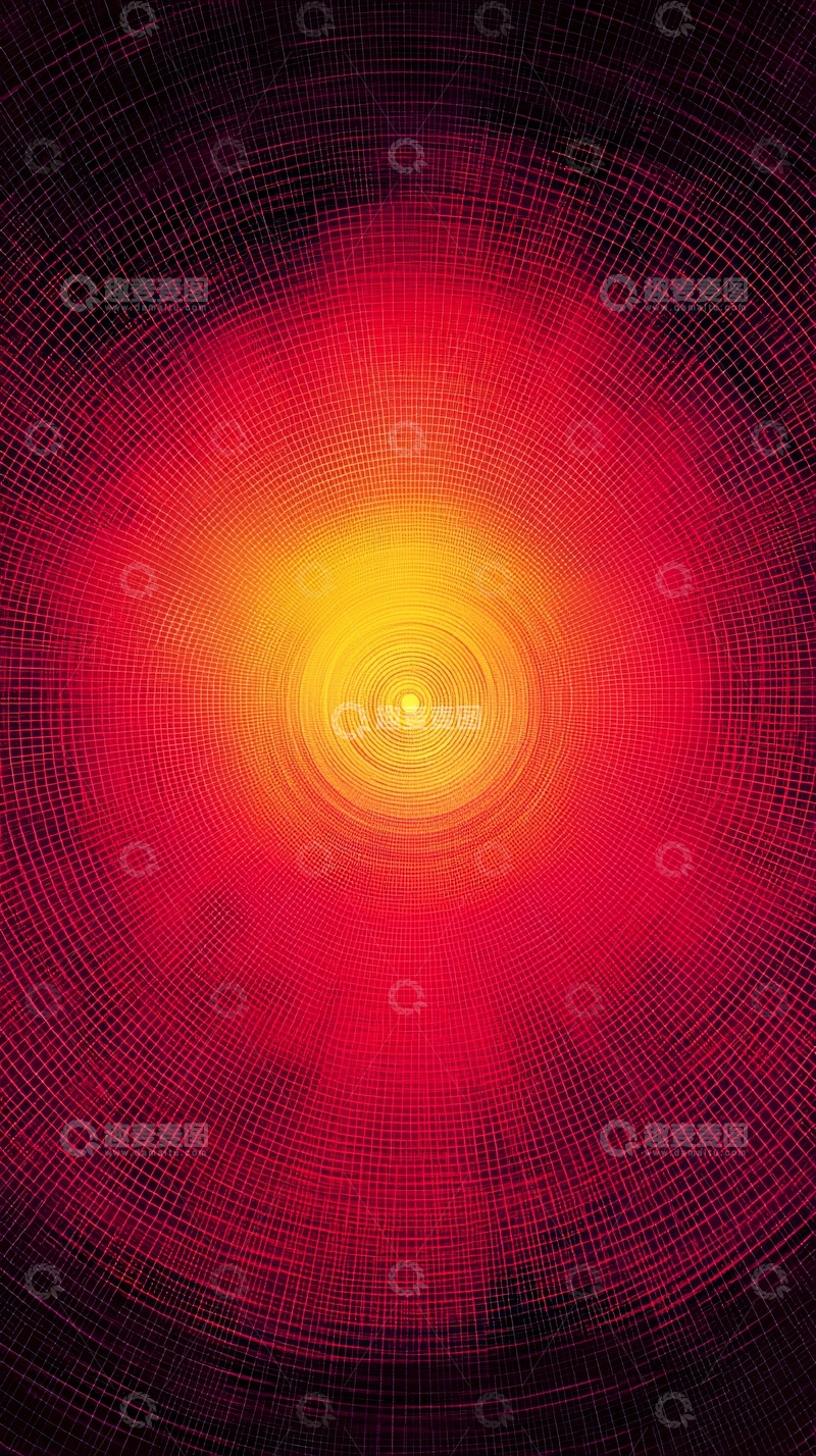 高清大图下载【趣麦麦图】红色光晕中心发光