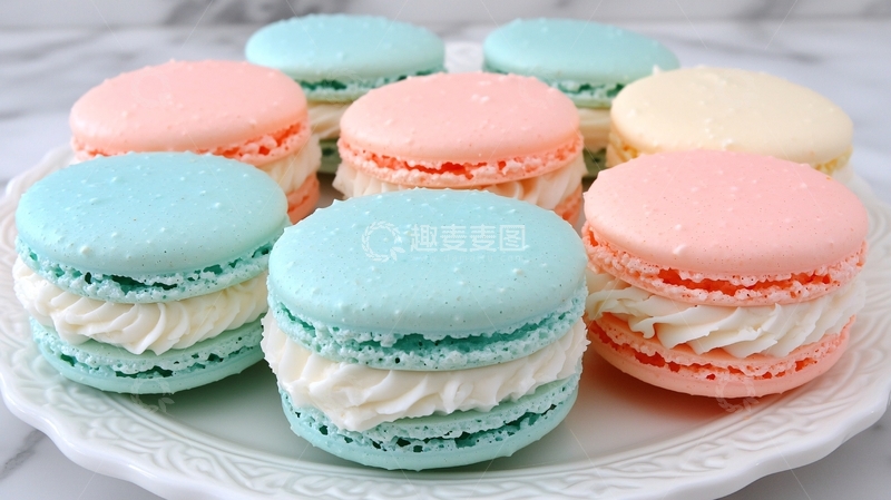 高清大图下载【趣麦麦图】马卡龙